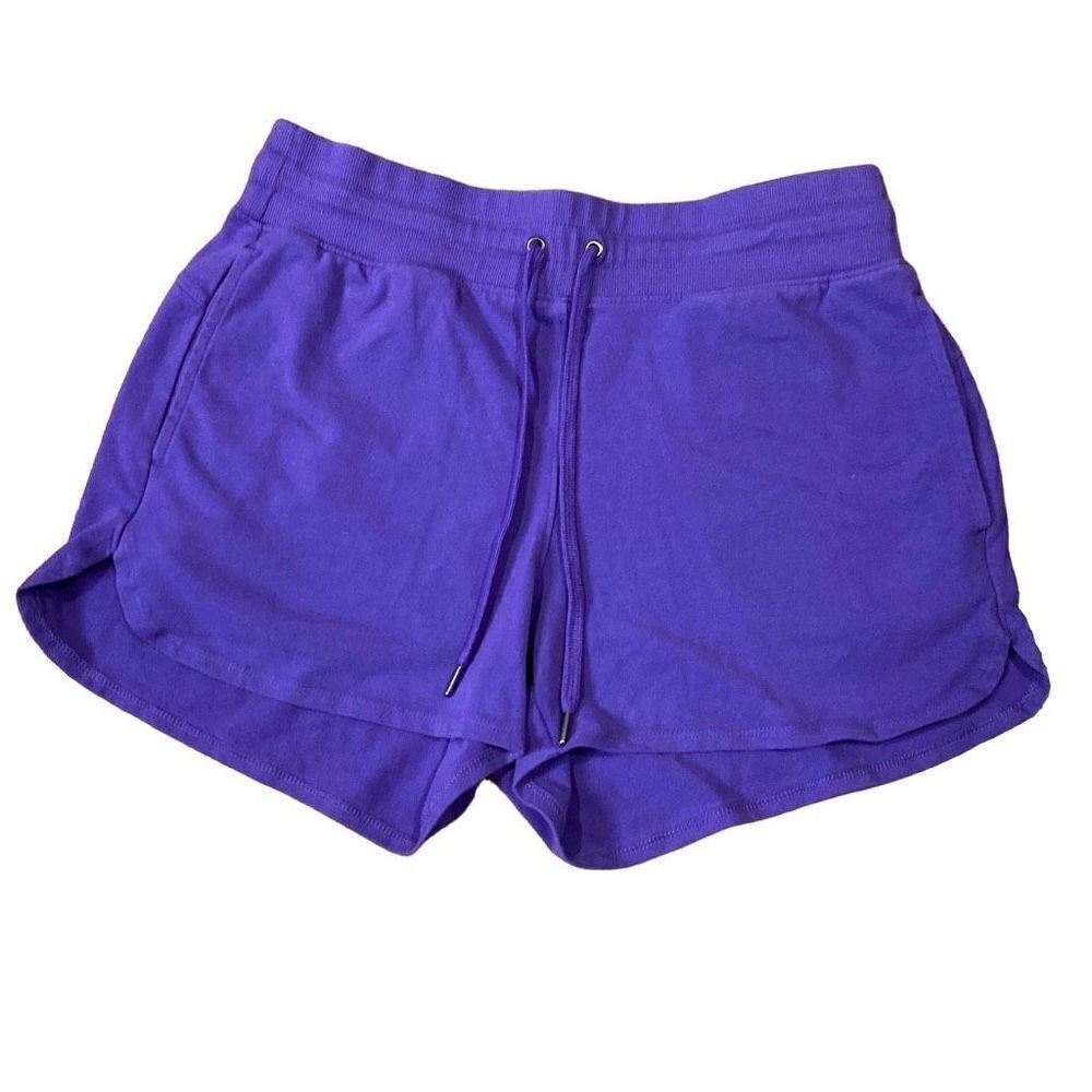 Tek Gear Shorts Purple - Elastic Waist/Drawstring - Size S